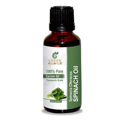 Spinach Oil -(Spinacia Oleracea)- Carrier Oil 100% Pure Natural Undiluted Uncut Therapeutic Grade Oil 0.16 Fl.OZ