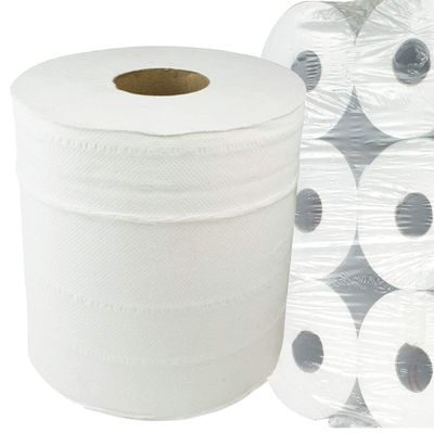 24 Rolls 2ply Centrefeed White Paper Towels Wiper Cleaning Multipurpose Wiper Roll