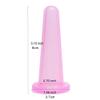 1Pcs Mini Silicone Massage Cup Silicone Facial Massager Cupping Cup face Care Treatment view 3