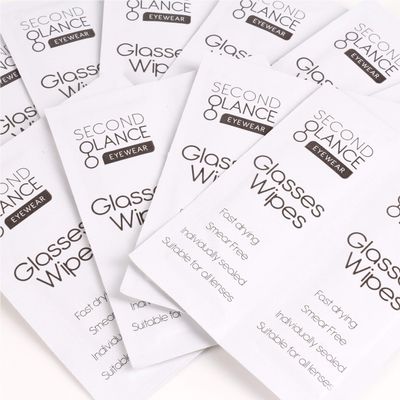 24x Optical Cleaning Wet Wipes - Fog Free Glasses/Spectacles Wiping Cloths