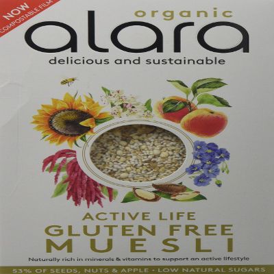 Alara Active Life Muesli Organic Gluten Free, 250 g