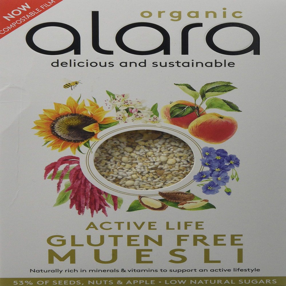 Alara Active Life Muesli Organic Gluten Free, 250 g