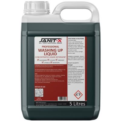Janit-X Green Washing Up Liquid 5 Litre (1)