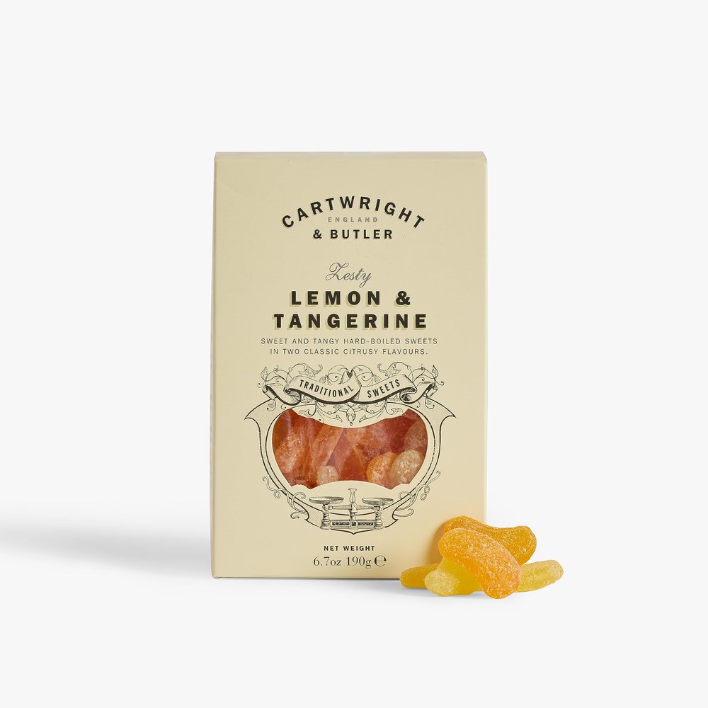 Cartwright & Butler | Lemon & Tangerine Sweets in Carton