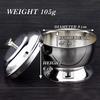 3 Piece Black Synthetic Badger and Triple Action Razor Stainless Steel Shaving Bowl with Lid Special Yellow Selection 1 Pre-Installed Cartridge view 3