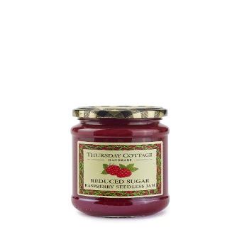 Thursday Cottage | Reduced Sugar Raspberry Seedless Jam | 5 x 315g