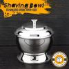 4 Piece Wet Shaving Set - Ready to Use || Silver Tip Synthetic Badger & Triple Edge Cartridge Compatible Razor + Stainless Steel Shaving Bowl with Lid view 4