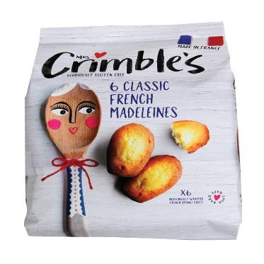 Mrs Crimbles | Authentically French Classic Madeleines | 1 x 180g