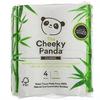 THE CHEEKY PANDA | Natural Bamboo Toilet Tissue | 3 x 4 Rolls (UK) view 1