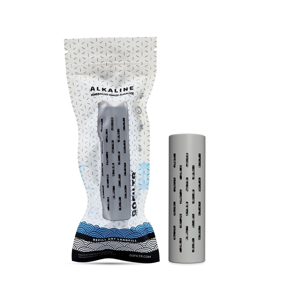 GOFILTR Alkaline Original - Create All-Natural 9.5pH Ionized Mineral Alkaline Water With Electrolytes in Any Water Bottle. Made in California.