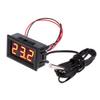 Dchaochao Digital LED Thermometer Gauge Thermometer Car Temperature -50~110 c DC 12v (Red) view 1