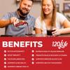 120/Life Blood Pressure Support, Beet Root Juice, Pomegranate Extract, Cranberry Juice, Tart Cherry, Hibiscus, and Magnesium (8 Fl Oz, Pack of 28) - Gluten-Free & Vegan view 2