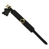 Bound Noir Nubuck Leather Collar with O Ring view 2