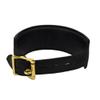 Bound Noir Nubuck Leather Collar with O Ring view 3