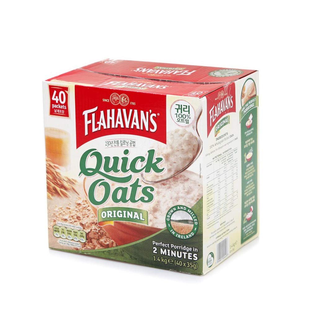 Flahavan's Quick Oats ORIGINAL, 40 Packets (35g x 40)
