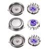 3 Pcs Stainless Steel Shaver Razor Replacement Blades Heads For Hq8100 Hq8140 Hq8142 Hq8150 view 1