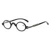 1.5 Diopters Hd Anti-Fatigue Reading Glasses - Black Round Frame Resin Lens - Unisex-Adults view 1