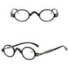 1.5 Diopters Hd Anti-Fatigue Reading Glasses - Black Round Frame Resin Lens - Unisex-Adults view 4