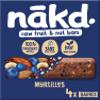 Nakd Muffin Bars Blueberry/Blueberry Muffin - Gluten Free, Lactose Free, Paleo Certified Cree, Vegan - 4 Bars view 1