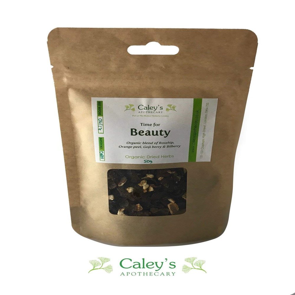 Caley's Apothecary Organic Tea Blends (Time for Beauty, 50g)