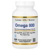Omega 800 Ultra-Concentrated Omega-3 Fish Oil, kd-pur Triglyceride Form, 90 Fish Gelatin Softgels (1,000 mg per Softgel), California Gold Nutrition view 1