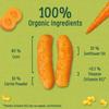 Organix Melty Carrot Puffs, Organic Baby Snack, Finger Food, Multipack, 4 x 18 g Bags Per Pack (4 Packs Total) view 3