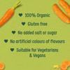 Organix Melty Carrot Puffs, Organic Baby Snack, Finger Food, Multipack, 4 x 18 g Bags Per Pack (4 Packs Total) view 4