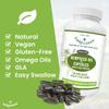 Hempiness Original Premium 1000mg Hempseed Oil 1440 Softgel Vegan Capsules (12 x 120 Capsules) view 2