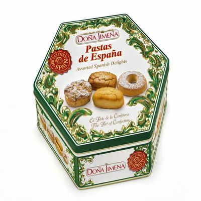 Dona Jimena Pastas De Espana (Assorted Spanish Delights) Decorative Tin 300g