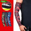 1Pcs Arm Sleeves, UV Arm Warmers Cooling Sleeves for Men Women Youth Kids UV Protection Sunblock Tattoo Cover Up Compression Arm Sleeves Thumb Hole for Golf Basketball view 2