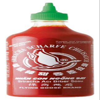 Chili Sriracha Sauce, Sharp, with Garlic, Squeeze Flasche, Flying Goose, 720 ml