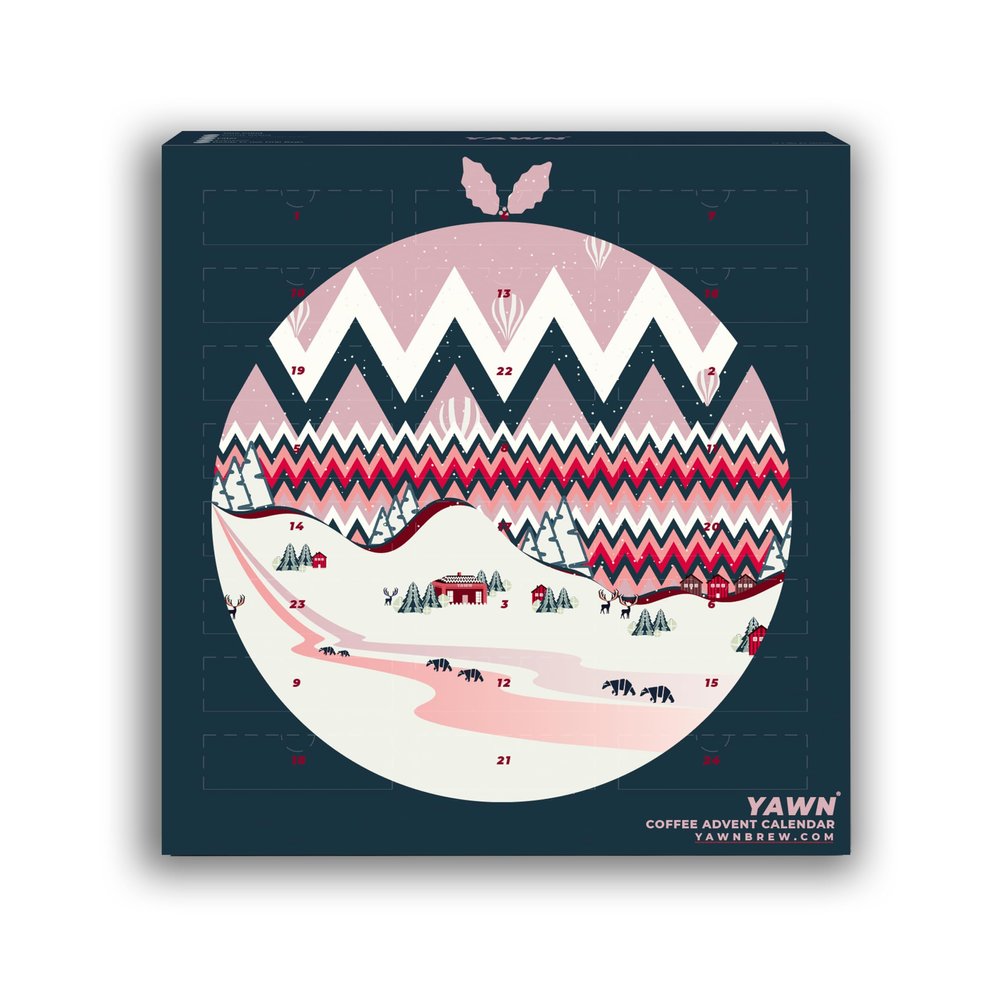 Yawn Coffee Advent Calendar - Easy Brew Drip Bags, Fresh Speciality Coffee