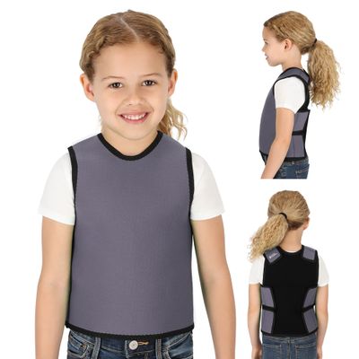Special Supplies Sensory Compression Vest Deep Pressure Comfort (Grey, Small)