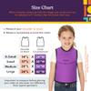Special Supplies Sensory Compression Vest Deep Pressure Comfort for Autism, Hyperactivity, Mood Processing Disorders, Breathable, Form-Fitting, Kids and Adults (Purple, Medium 20x36 inches) view 2