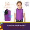 Special Supplies Sensory Compression Vest Deep Pressure Comfort for Autism, Hyperactivity, Mood Processing Disorders, Breathable, Form-Fitting, Kids and Adults (Purple, Medium 20x36 inches) view 4