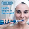 emmi-dent 2X M2 Toothbrush Heads (1x Blue + 1x White) I Standard Replacement Brushes with a Balanced Hardness and Straight Bristles I for All emmi-dent Platinum Ultrasonic Toothbrushes view 2