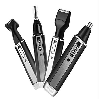 4 in 1 Electronic Nose Ear Hair Trimmer for Men Women, Painless Trimming, Water Resistant Dual Edge Blades (310)