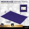 100 Pack Purple Beverage Napkins, Big Party Pack, 2 Ply, Ideal for Wedding, Party, Birthday, Dinner, Lunch, Cocktails. (5 x 5) by Amcrate view 3