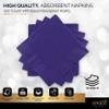 100 Pack Purple Beverage Napkins, Big Party Pack, 2 Ply, Ideal for Wedding, Party, Birthday, Dinner, Lunch, Cocktails. (5 x 5) by Amcrate view 4