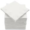 100 Pack White Beverage Napkins, Big Party Pack, 2 Ply, Ideal for Wedding, Party, Birthday, Dinner, Lunch, Cocktails. (5 x 5) by Amcrate view 1