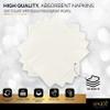 100 Pack White Beverage Napkins, Big Party Pack, 2 Ply, Ideal for Wedding, Party, Birthday, Dinner, Lunch, Cocktails. (5 x 5) by Amcrate view 4
