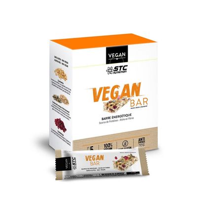 STC Nutrition Pack of 5 vegan nutrition bars cacahutes, graines et canneberge (35g)