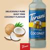 Torani Coconut Syrup - Sugar Free Coffee Syrups (750ml) - Classic Flavour for Lattes, Iced Coffees & Tea Beverages - Zero Sugar, No Calorie, No Carb & Vegan-Friendly view 3