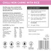 FIREPOT Chilli non Carne with Rice - Healthy VEGAN Dehydrated Expedition Food (Regular) view 2