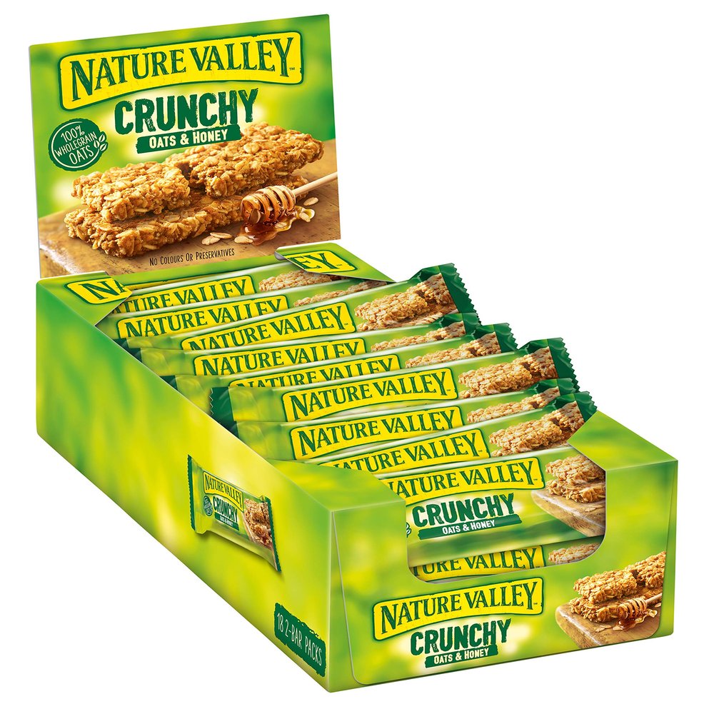 Nature Valley Crunchy, Oats & Honey, 18 x 42 g
