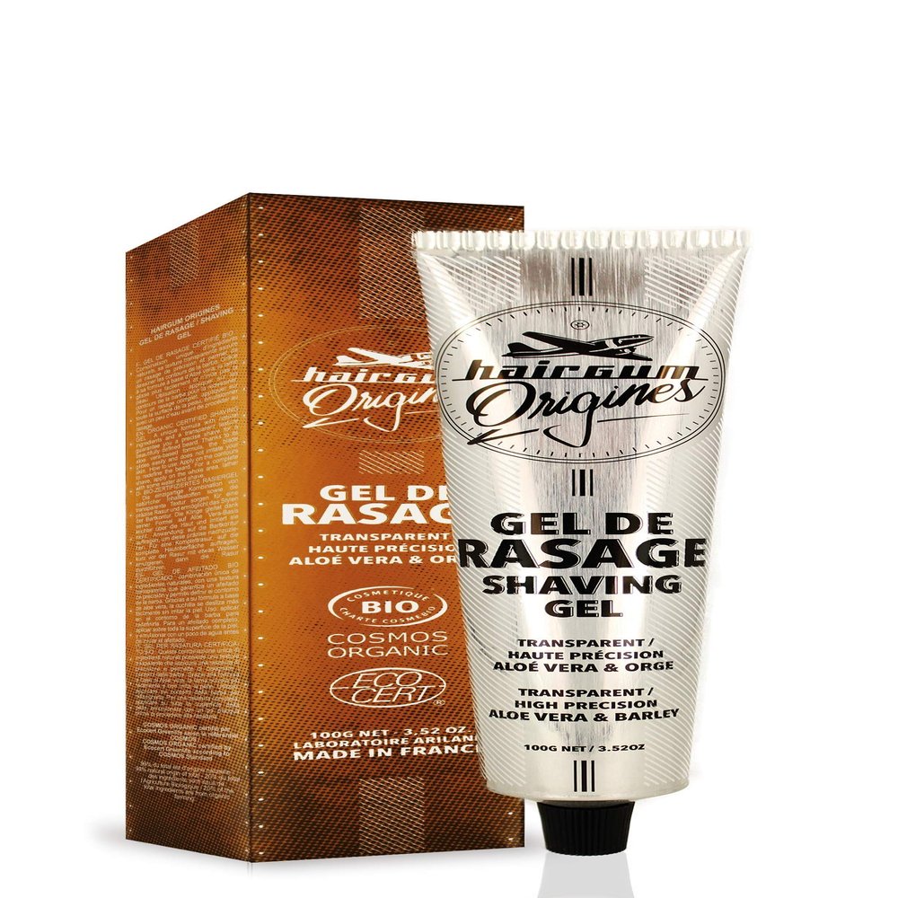 Hairgum Origines Shaving Gel - Organic Certified 100G