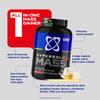 USN Hyperbolic Mass French Vanilla 2kg: High Calorie Mass Gainer Protein Powder for Muscle Building and Weight Gain - Improved Formula & Flavour with 7.5g Creatine Monohydrate and Less Sugar view 3