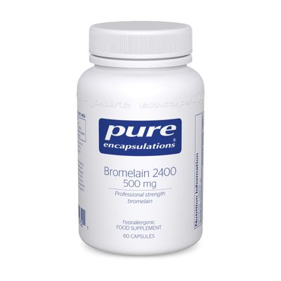 Pure Encapsulations Bromelain 2400 - Hypoallergenic Professional-Strength Bromelain for Digestive Support - 500mg GDU per Capsule, 60 Vegetarian Capsules