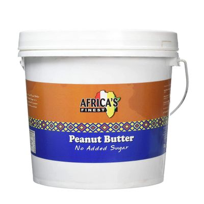 African Finest natural peanut butter No Added Sugar 5kg (Pack of 1)| 100% peanut butter & Sea Salt | Smooth Natural Paste for Spreads, Cooking & Baking | High in Protein, Fibre & Healthy Fats