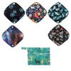 5 XS Panty Liners 1 Wet Bag Cloth Menstrual Pads Reusable Washable (Deers, XS Panty Liners) view 1